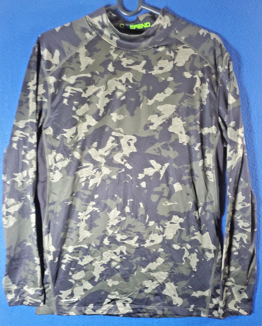 Layer 8 Pro Defend Shirt Mens Large Camo Qwick Heat Thermal Base Layer Top LS